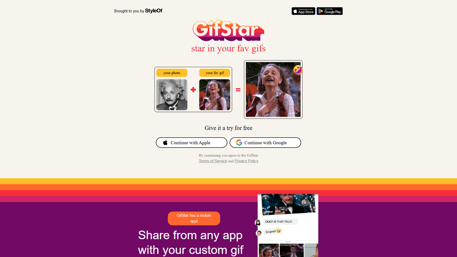 GifStar — интерфейс нейросети GifStar — интерфейс нейросети