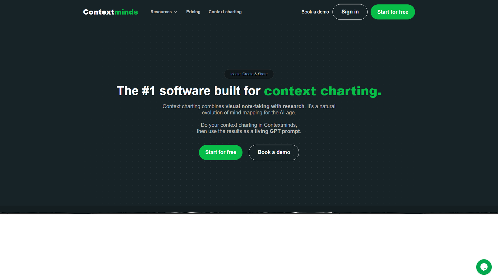 Contextminds — интерфейс нейросети Contextminds — интерфейс нейросети