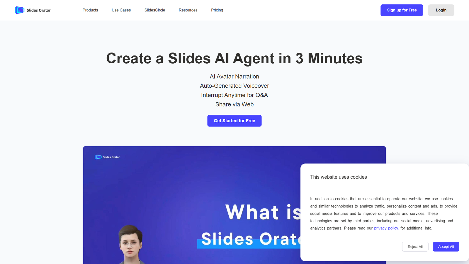 SlidesOrator — интерфейс нейросети SlidesOrator — интерфейс нейросети