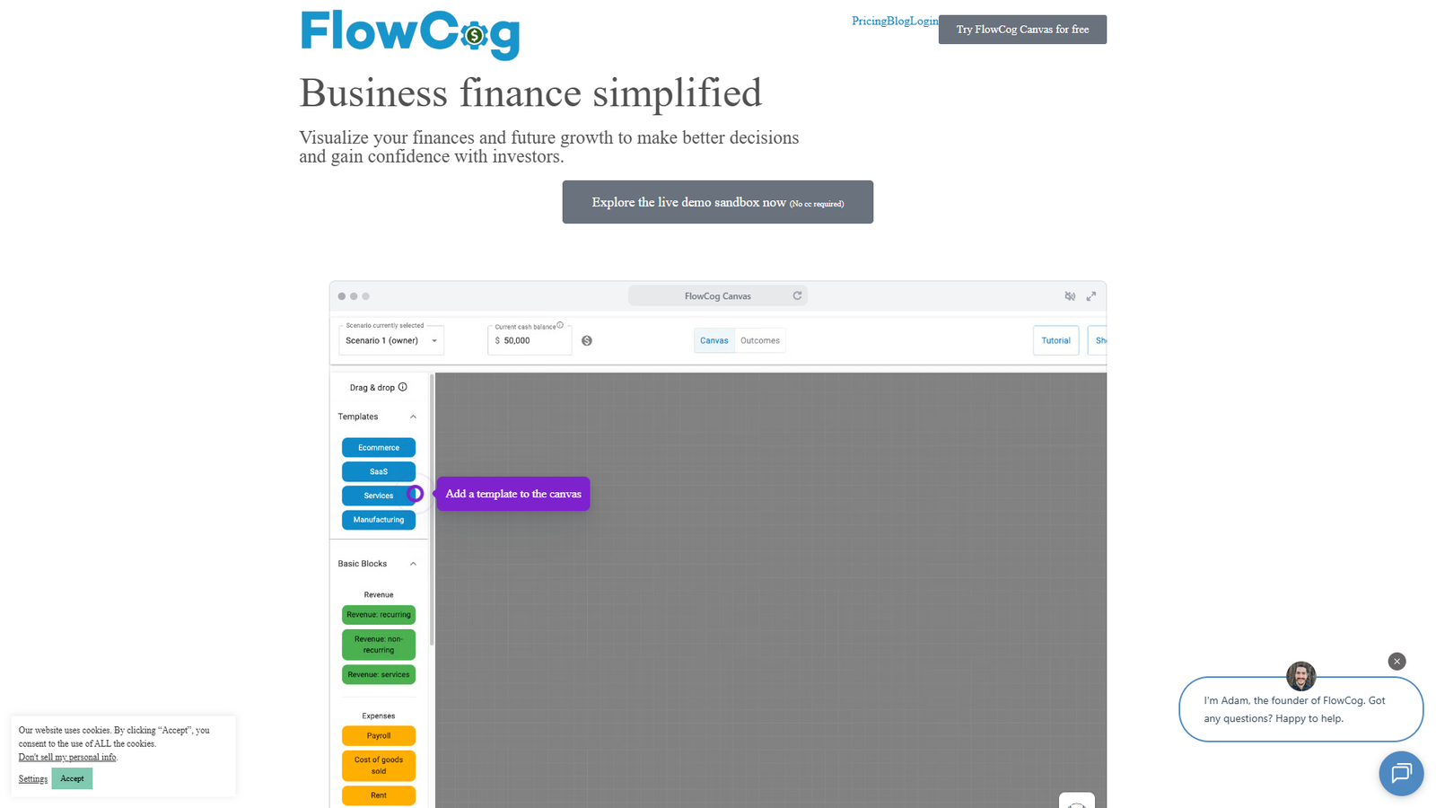 FlowCog — интерфейс нейросети FlowCog — интерфейс нейросети