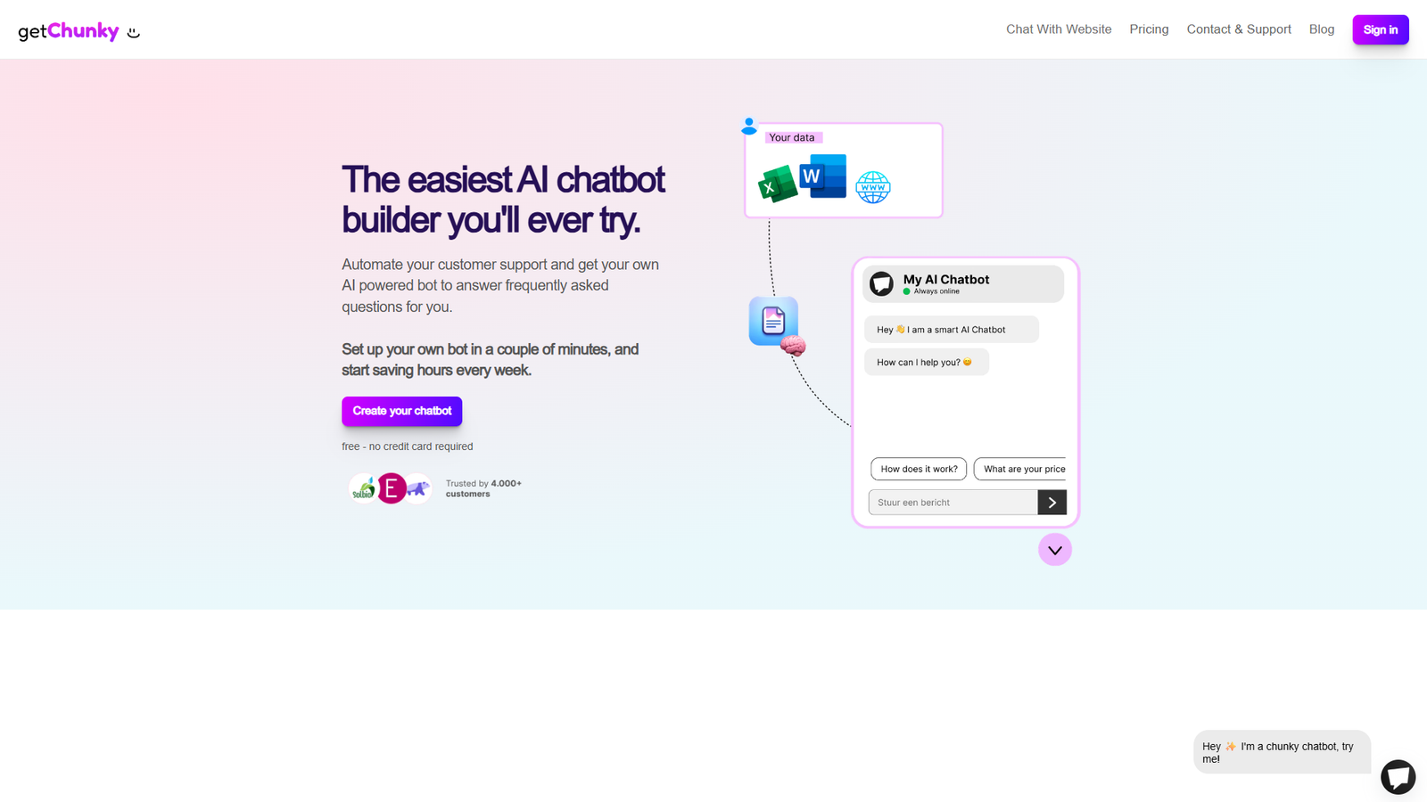 Chunky — интерфейс нейросети Chunky — интерфейс нейросети