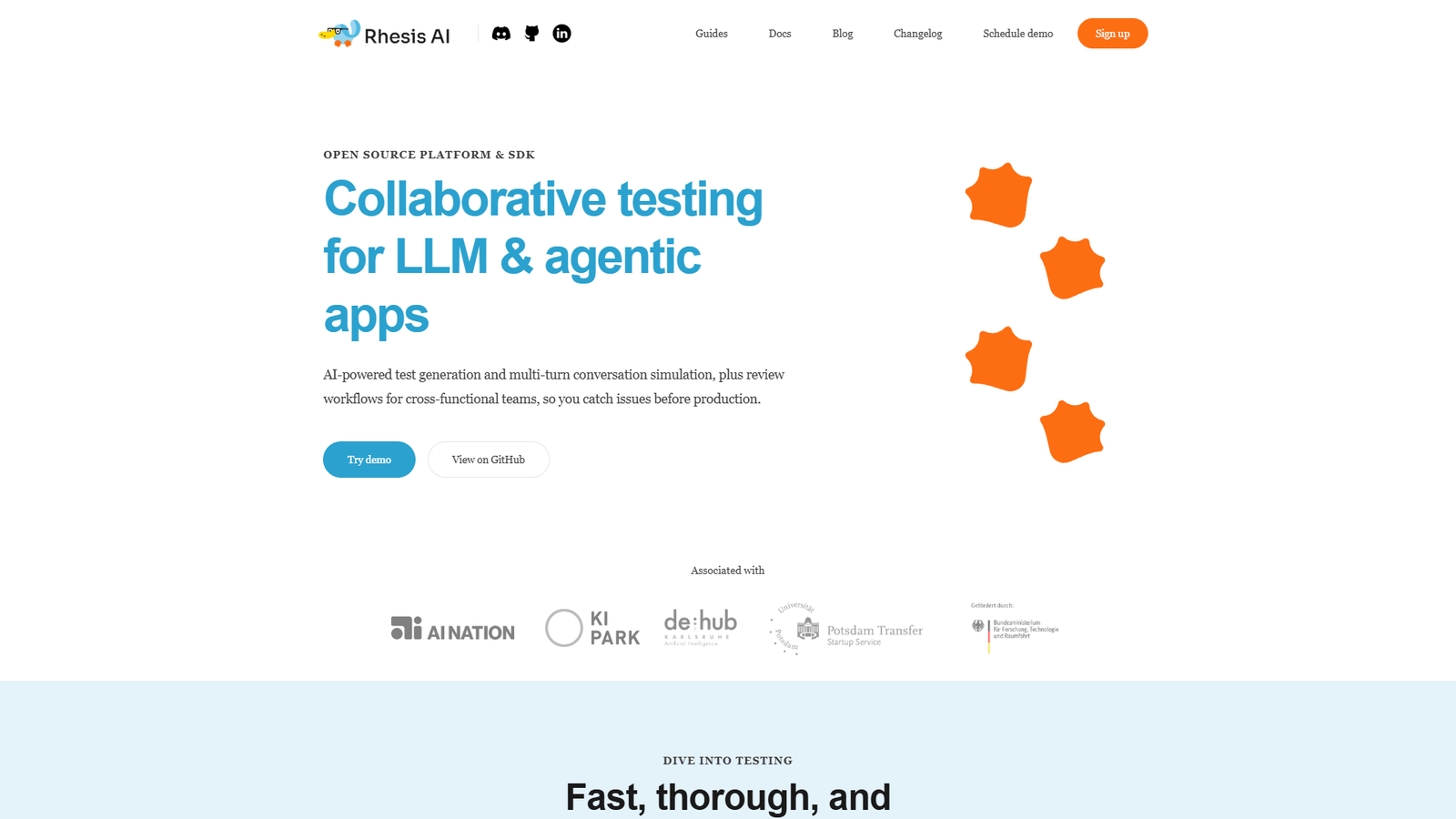 Rhesis AI — интерфейс нейросети Rhesis AI — интерфейс нейросети