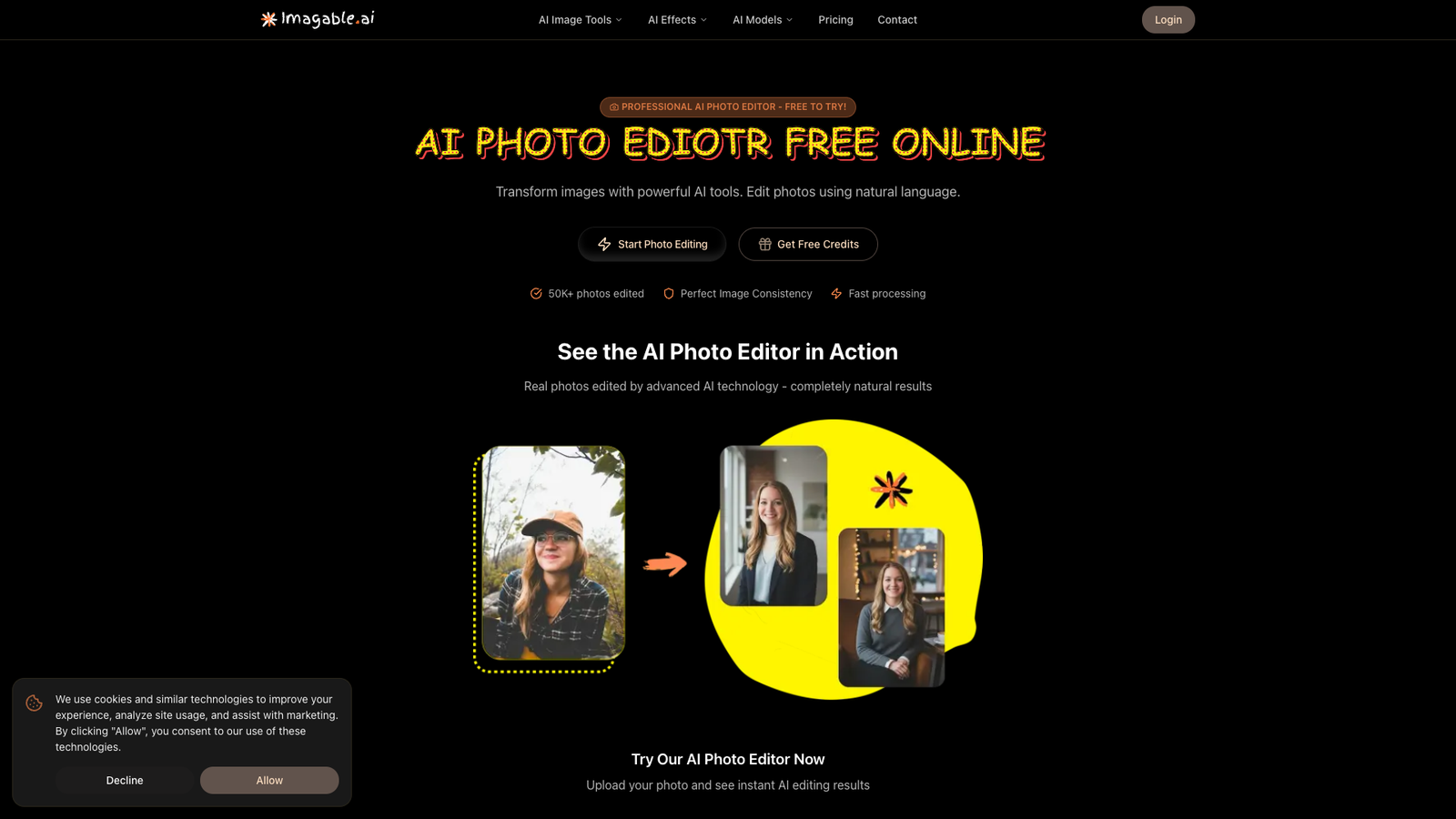 Imagable — интерфейс нейросети Imagable — интерфейс нейросети