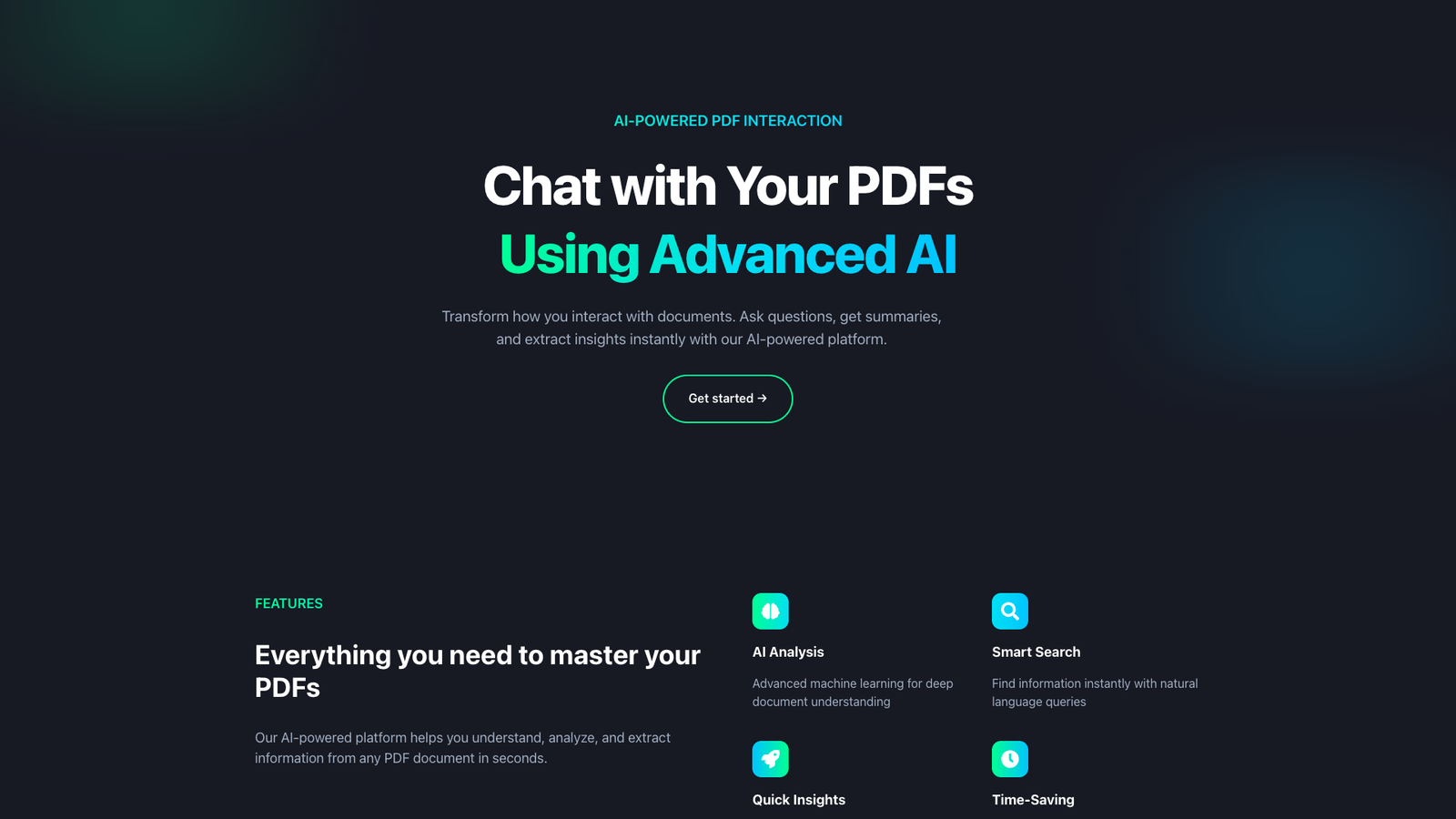 PDFConvo — интерфейс нейросети PDFConvo — интерфейс нейросети
