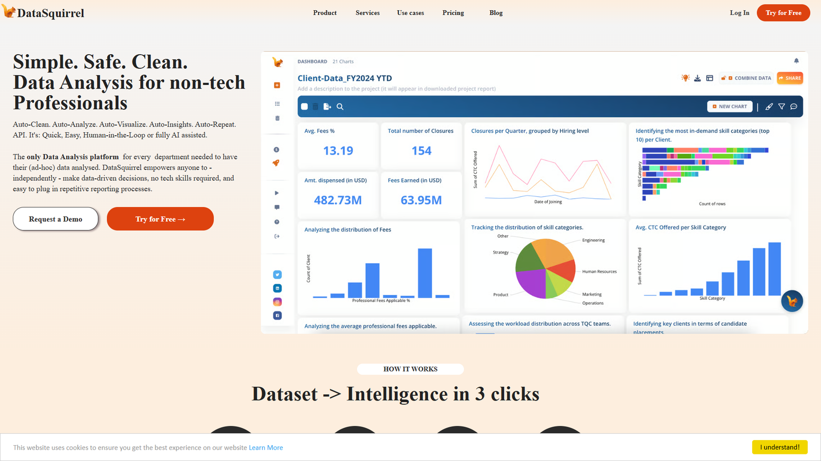 DataSquirrel.ai — интерфейс нейросети DataSquirrel.ai — интерфейс нейросети