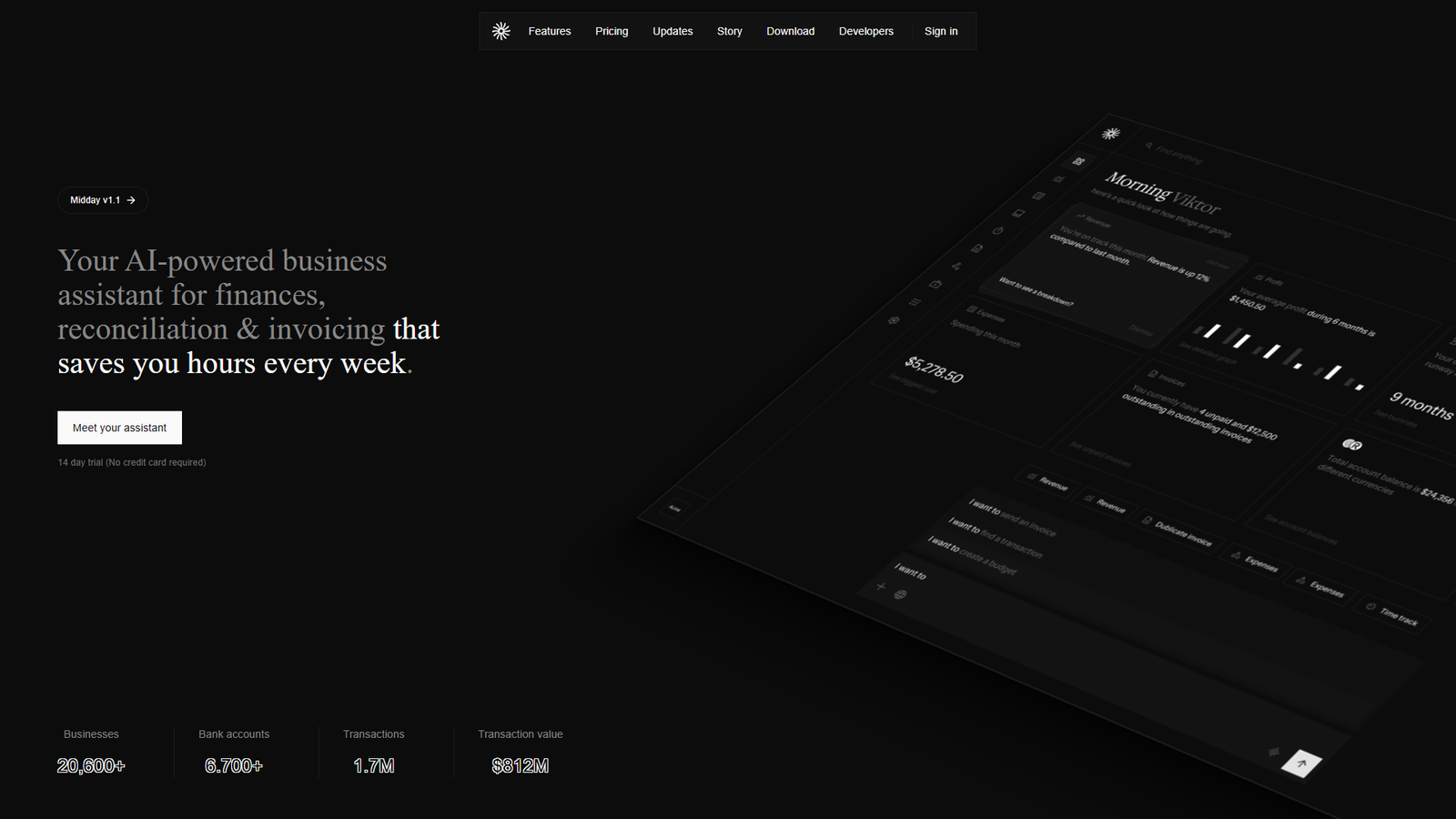 Midday — интерфейс нейросети Midday — интерфейс нейросети
