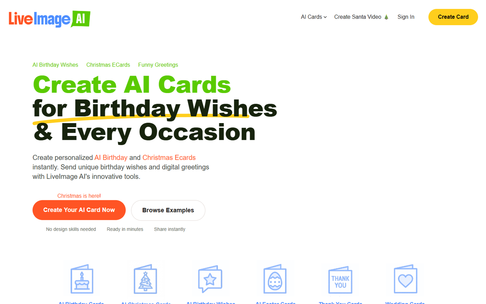 LiveImage AI Cards — интерфейс нейросети LiveImage AI Cards — интерфейс нейросети