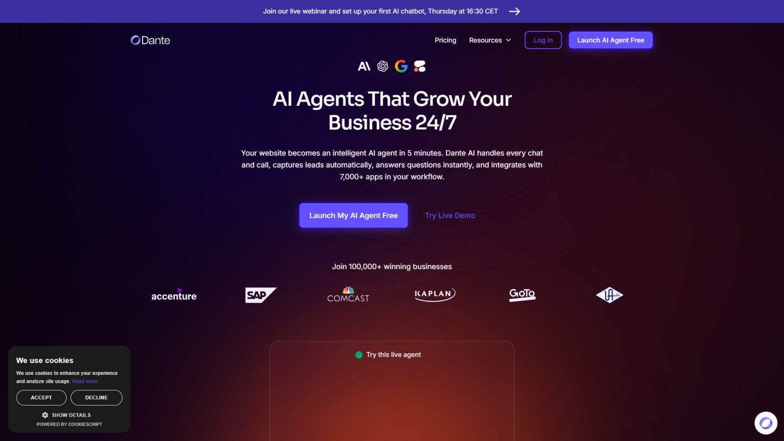 Dante AI нейросеть Главная страница Dante AI нейросеть Главная страница