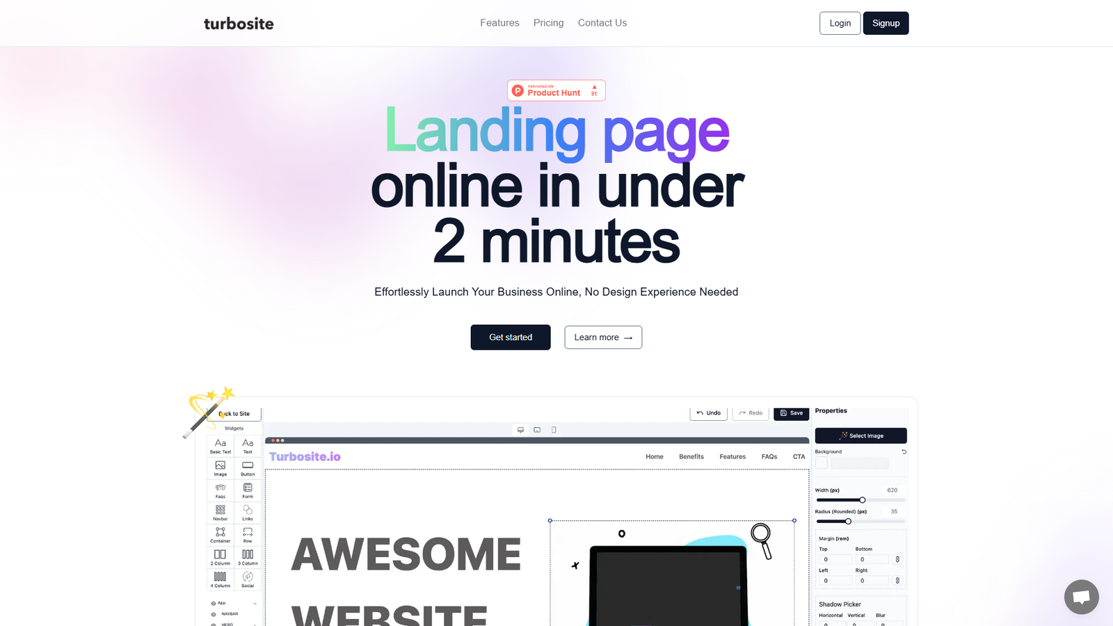 TurboSite — интерфейс нейросети TurboSite — интерфейс нейросети