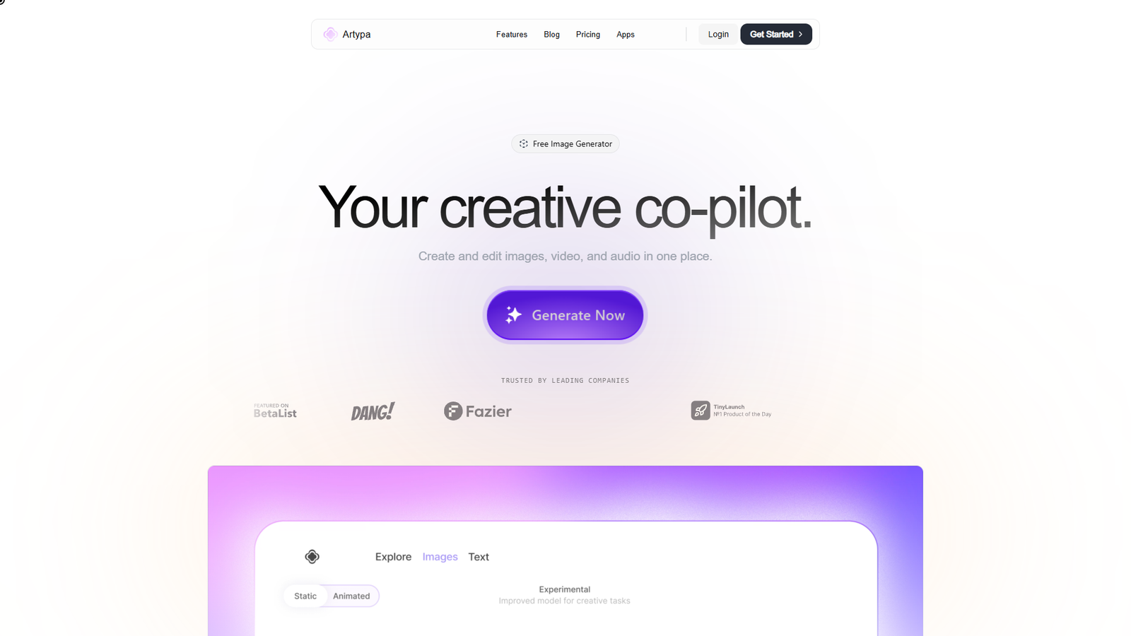 Artypa — интерфейс нейросети Artypa — интерфейс нейросети