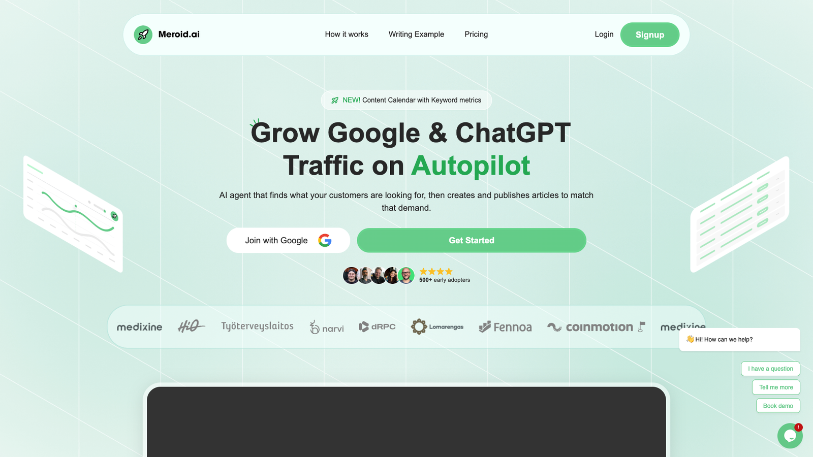 Meroid — интерфейс нейросети Meroid — интерфейс нейросети