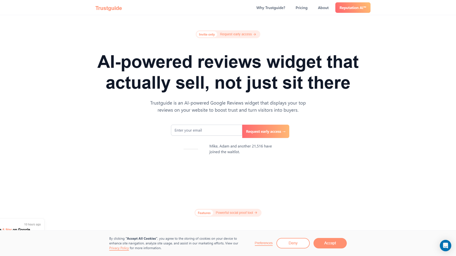 Trustguide — интерфейс нейросети Trustguide — интерфейс нейросети