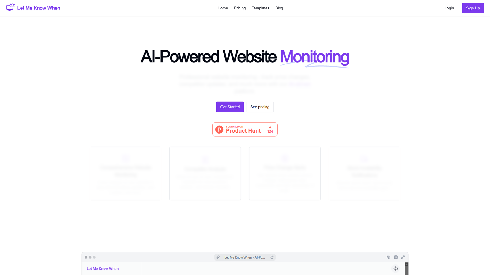 Let Me Know When — интерфейс нейросети Let Me Know When — интерфейс нейросети