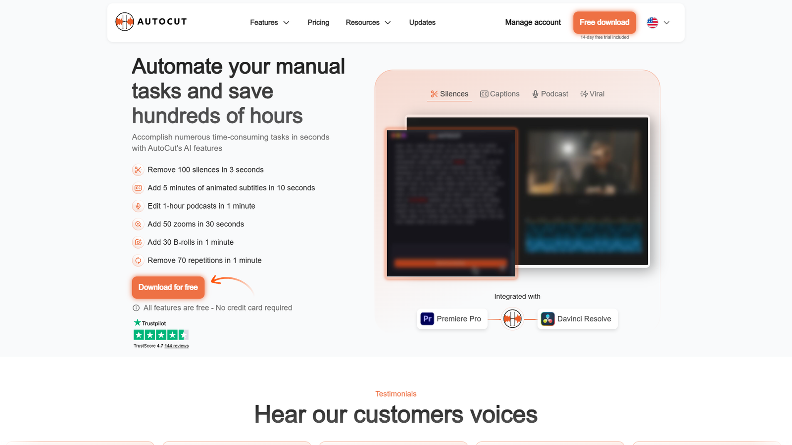 AutoCut AI Plugin — интерфейс нейросети AutoCut AI Plugin — интерфейс нейросети