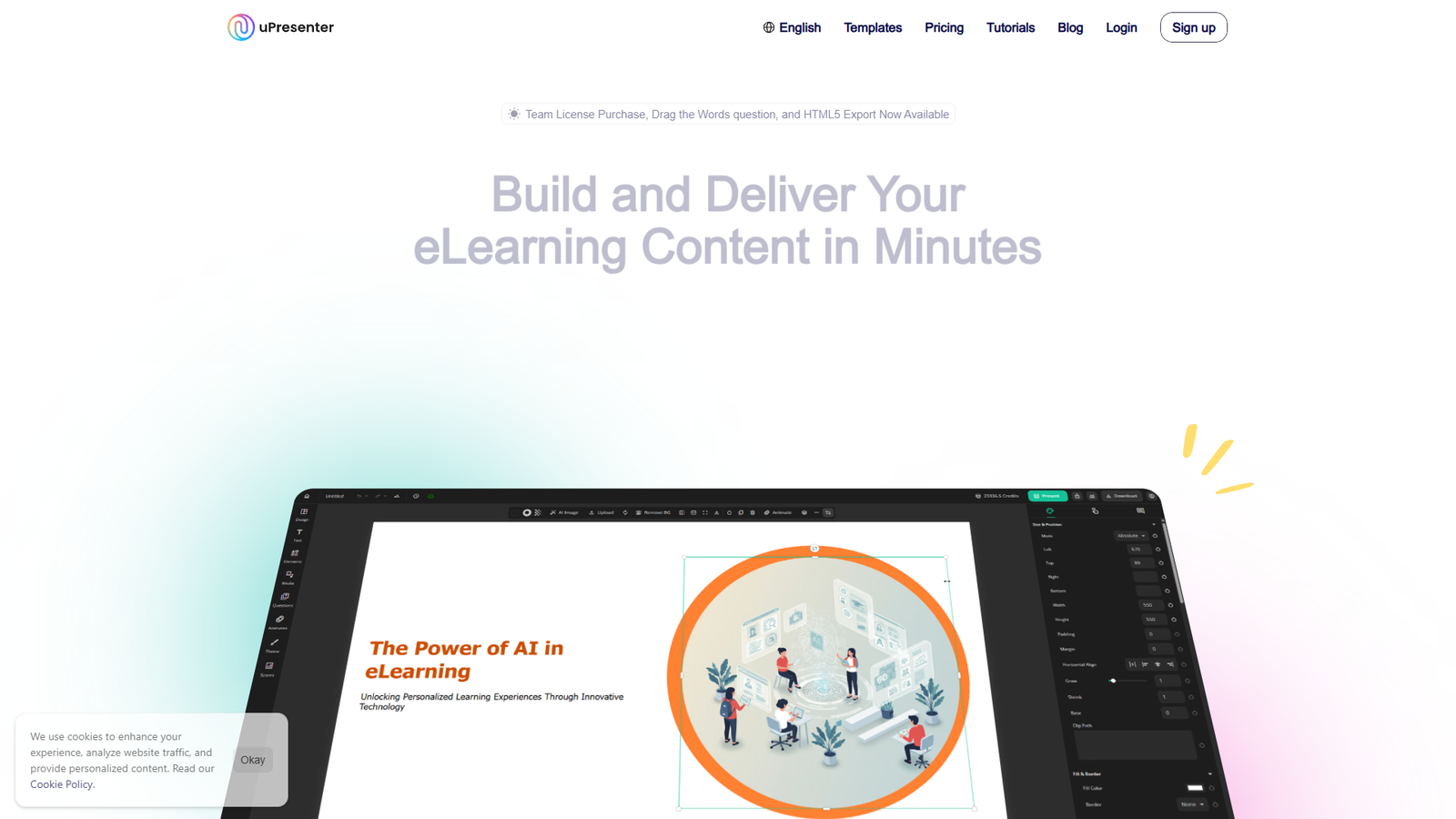 uPresenter — интерфейс нейросети uPresenter — интерфейс нейросети
