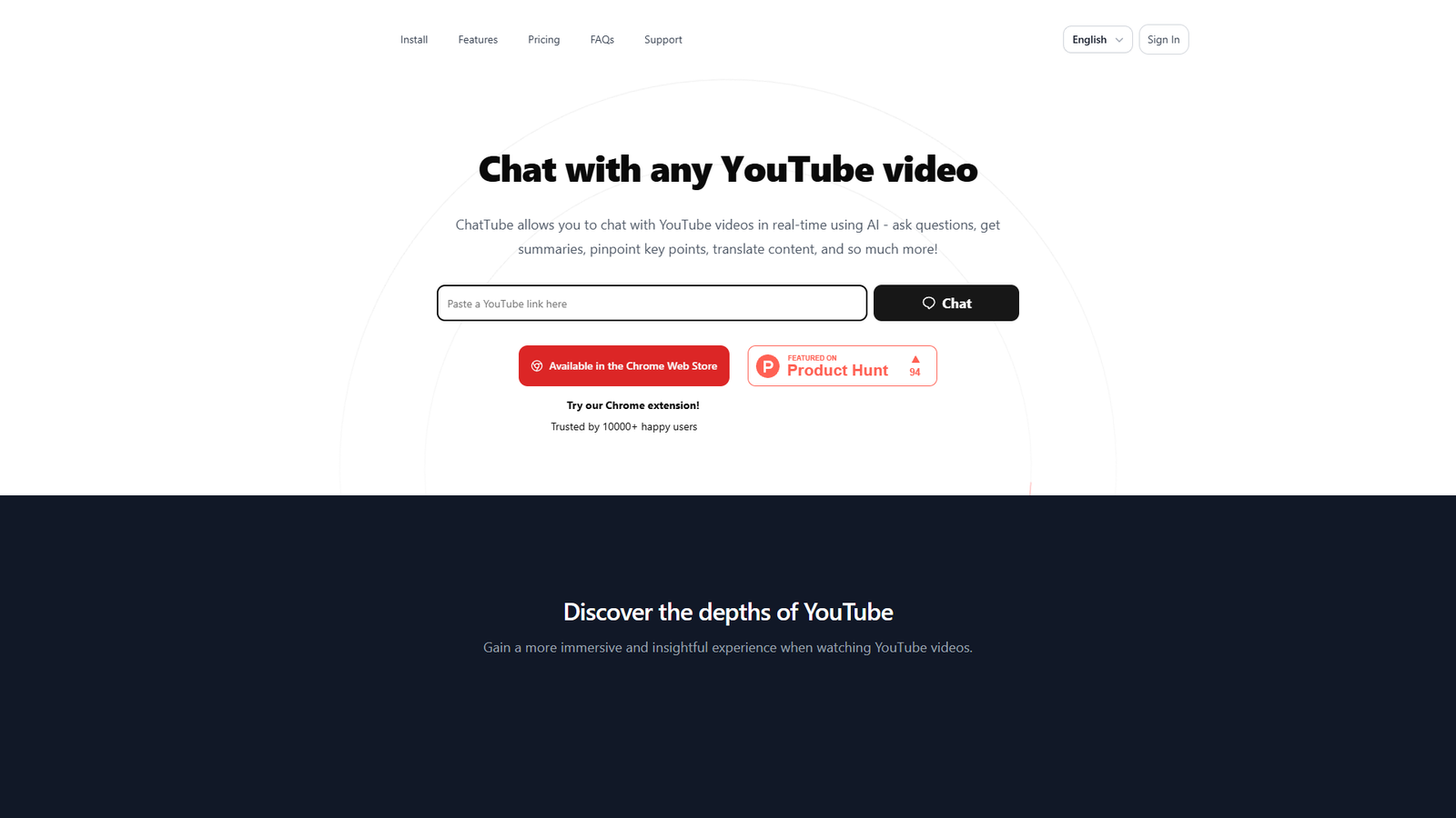 ChatTube — интерфейс нейросети ChatTube — интерфейс нейросети