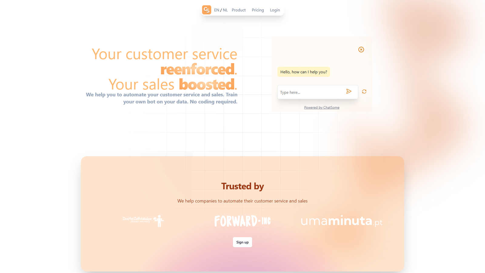 Chatsome — интерфейс нейросети Chatsome — интерфейс нейросети
