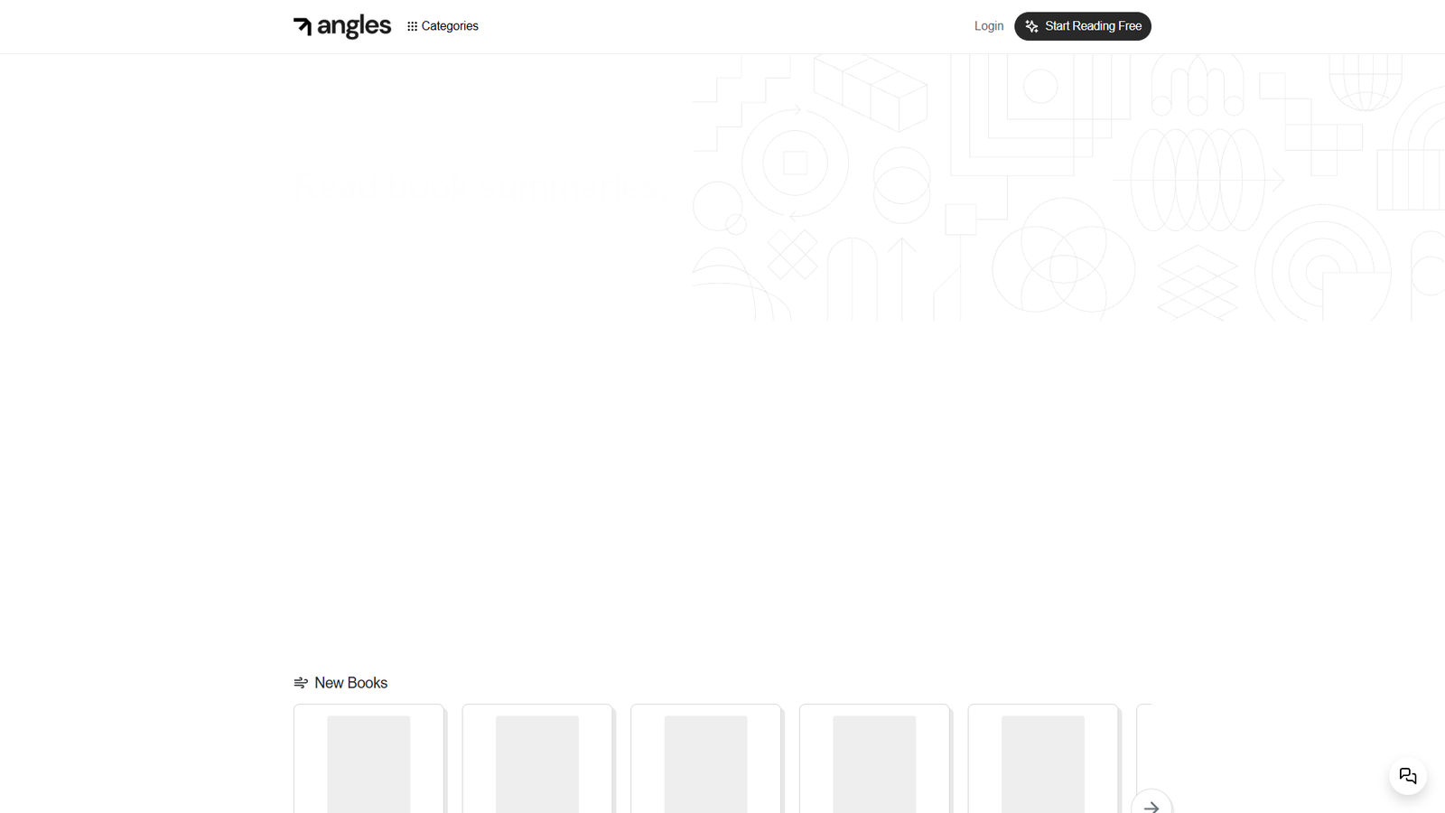 Angles персонализированные AI-конспекты книг — интерфейс нейросети Angles персонализированные AI-конспекты книг — интерфейс нейросети
