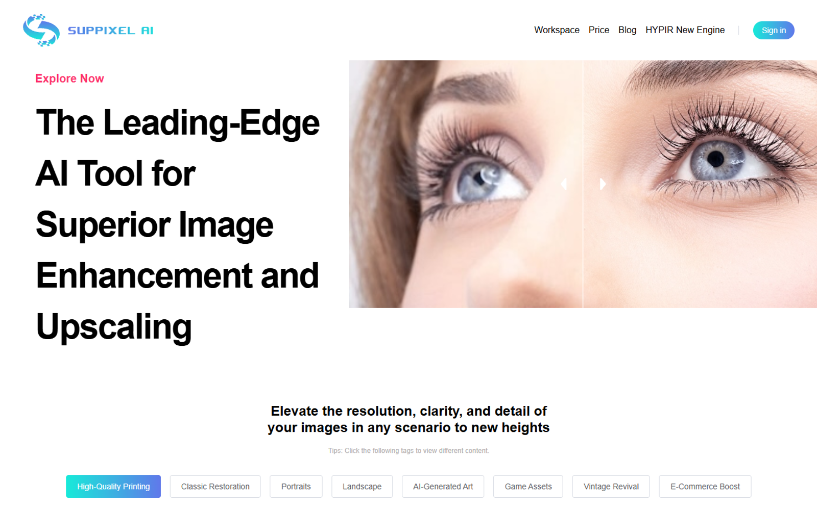 SupPixel AI — интерфейс нейросети SupPixel AI — интерфейс нейросети