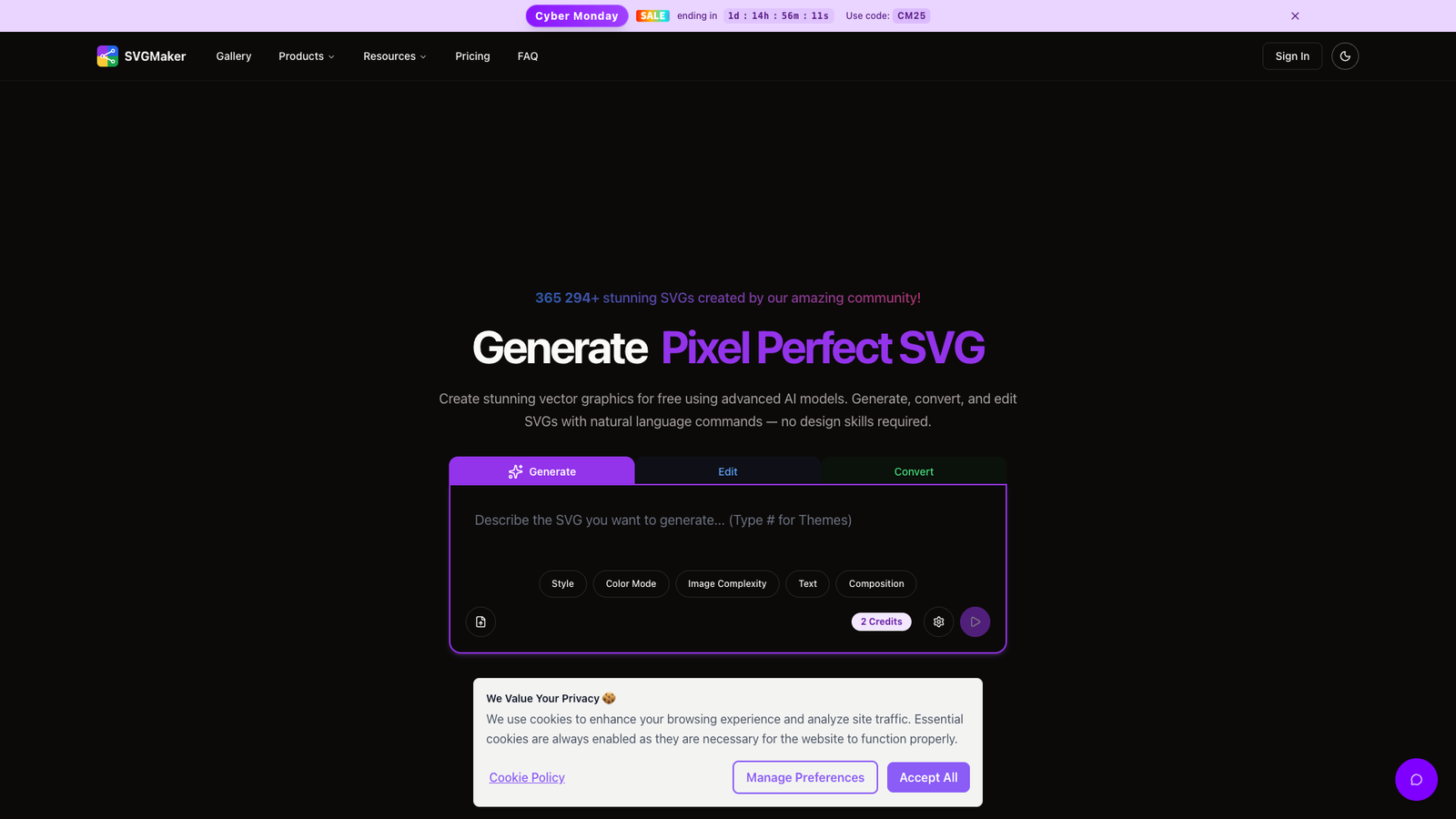 SVGMaker — интерфейс нейросети SVGMaker — интерфейс нейросети