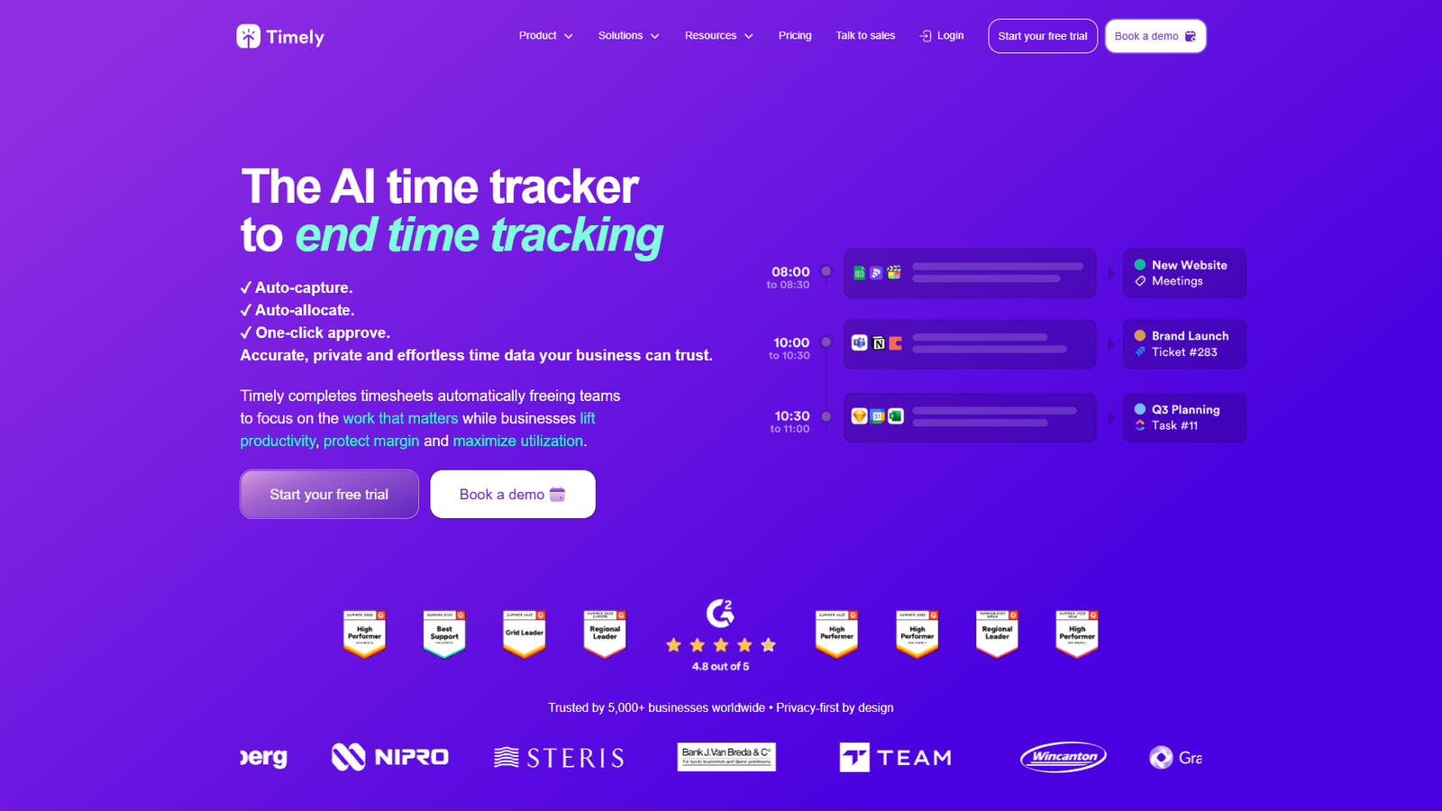 Timely — интерфейс нейросети Timely — интерфейс нейросети