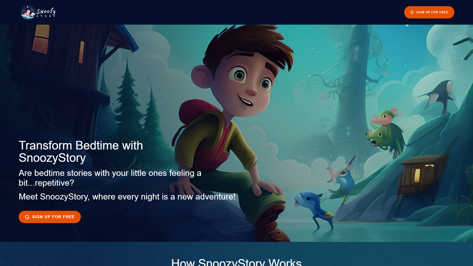 SnoozyStory — интерфейс нейросети SnoozyStory — интерфейс нейросети