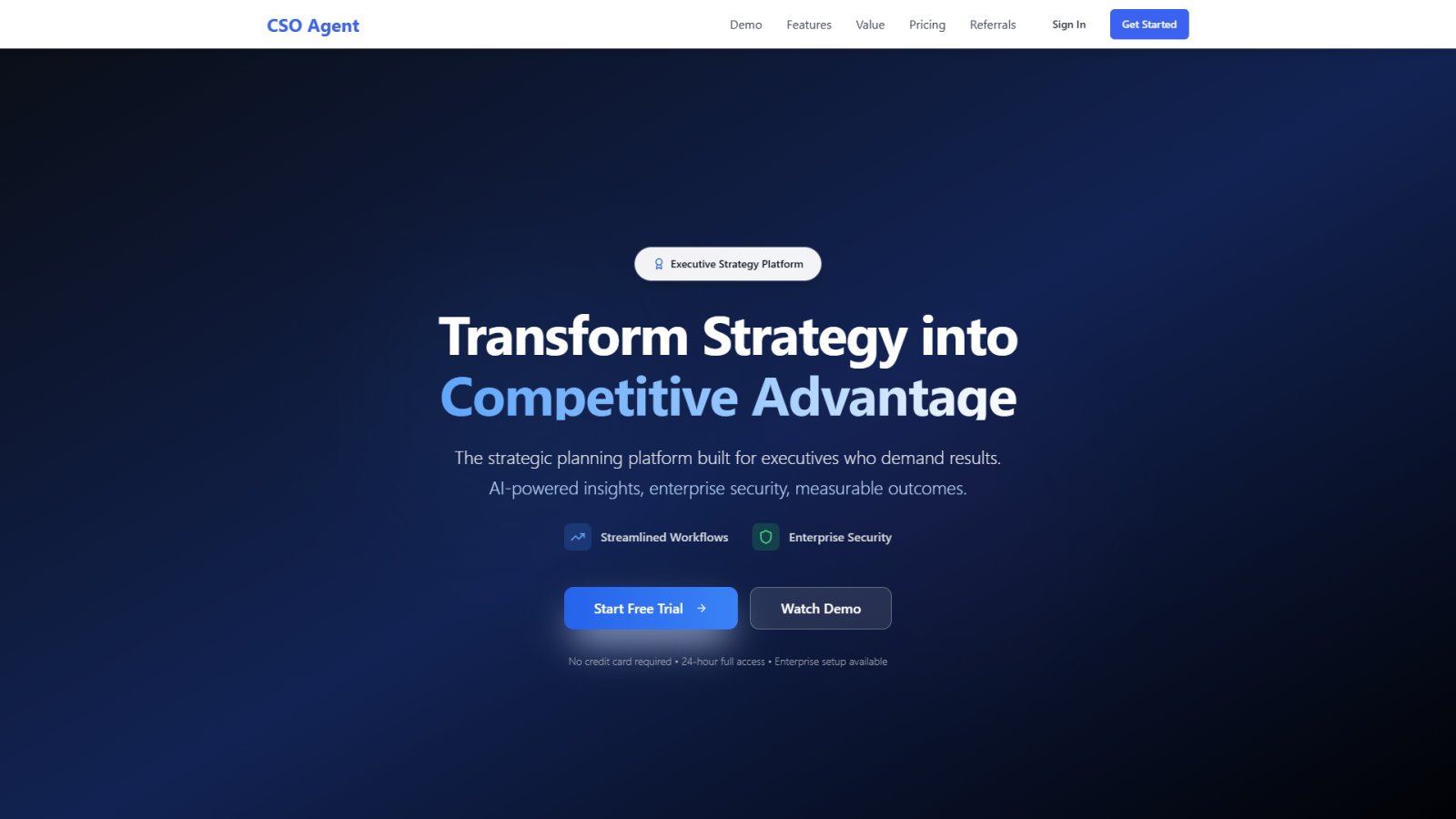 CSO Agent нейросеть Главная страница