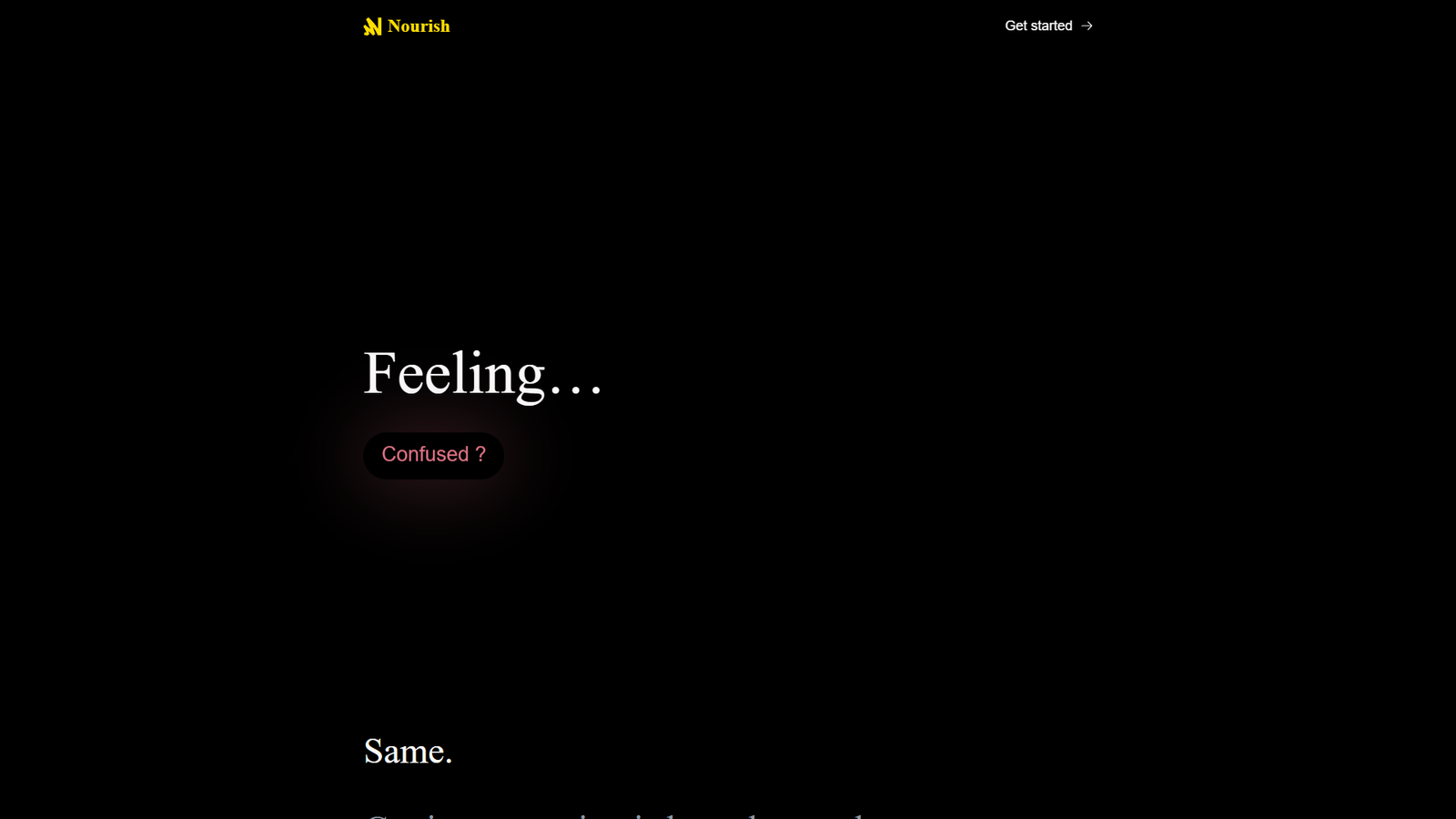 Nourish — интерфейс нейросети Nourish — интерфейс нейросети