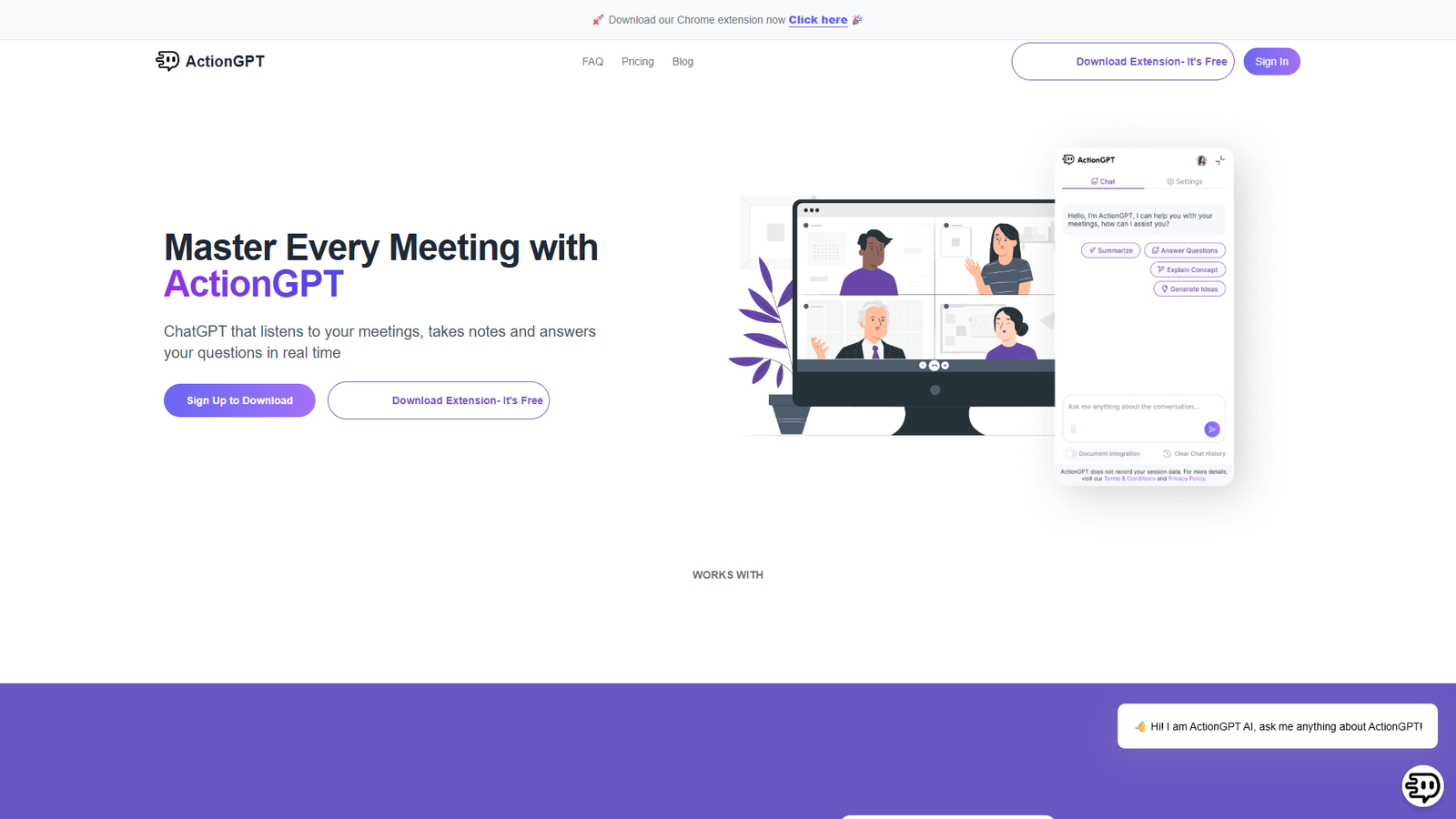ActionGPT — интерфейс нейросети ActionGPT — интерфейс нейросети