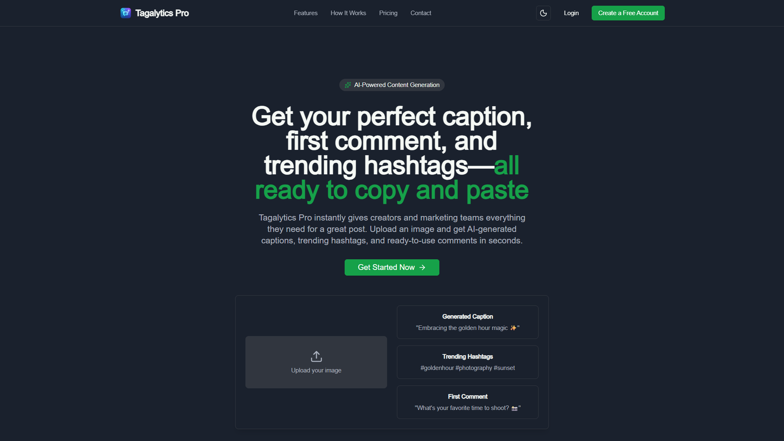 Tagalytics — интерфейс нейросети Tagalytics — интерфейс нейросети