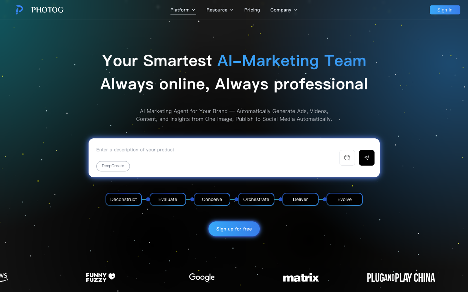 PhotoG — интерфейс нейросети PhotoG — интерфейс нейросети