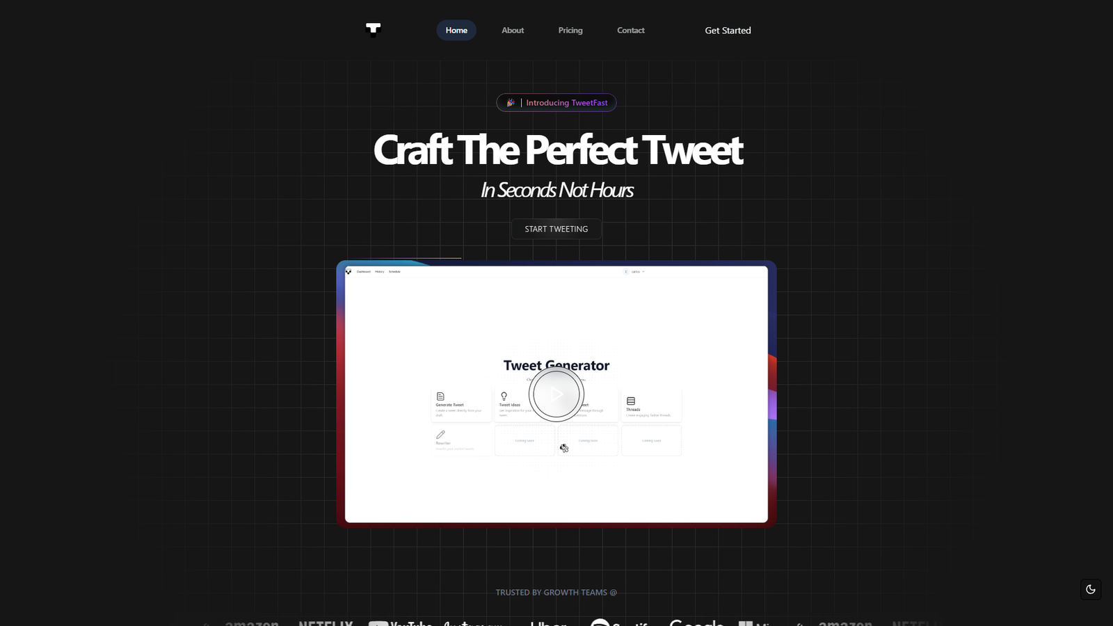 TweetFast — интерфейс нейросети TweetFast — интерфейс нейросети