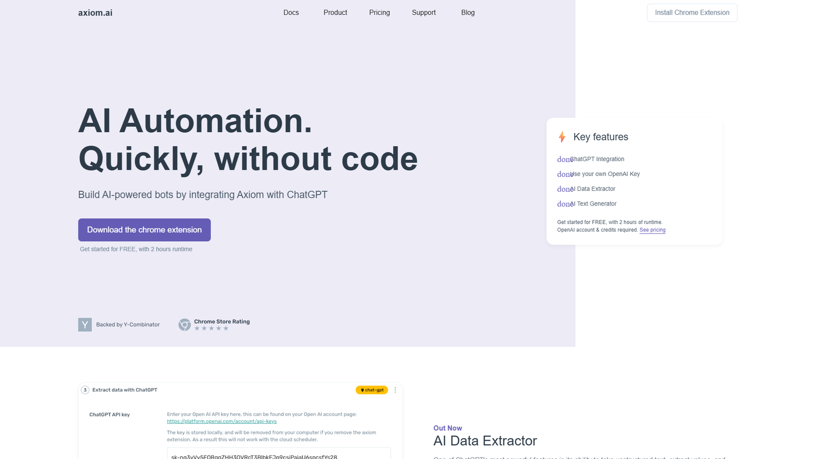 Axiom AI Automation — интерфейс нейросети Axiom AI Automation — интерфейс нейросети