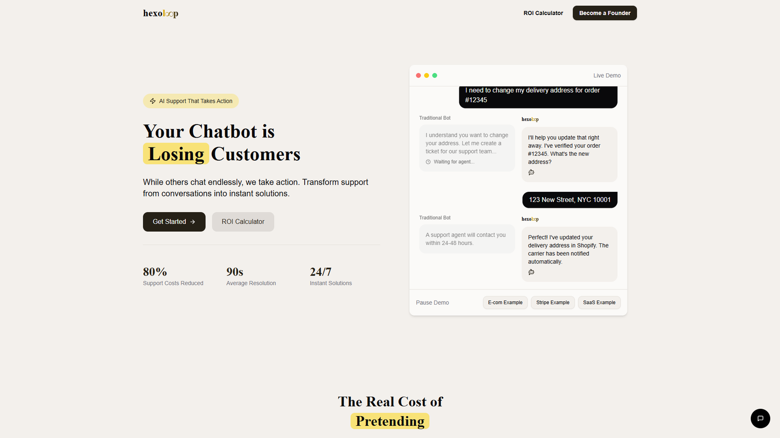 Hexaloop — интерфейс нейросети Hexaloop — интерфейс нейросети