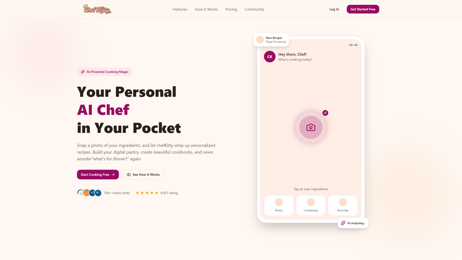 ChefKitty — интерфейс нейросети ChefKitty — интерфейс нейросети