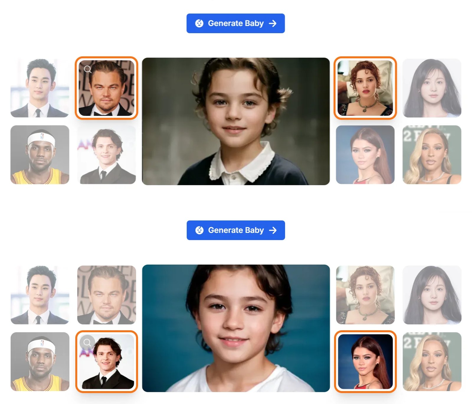 Как будет выглядеть ребенок через нейросеть FutureBaby.ai Как будет выглядеть ребенок через нейросеть FutureBaby.ai