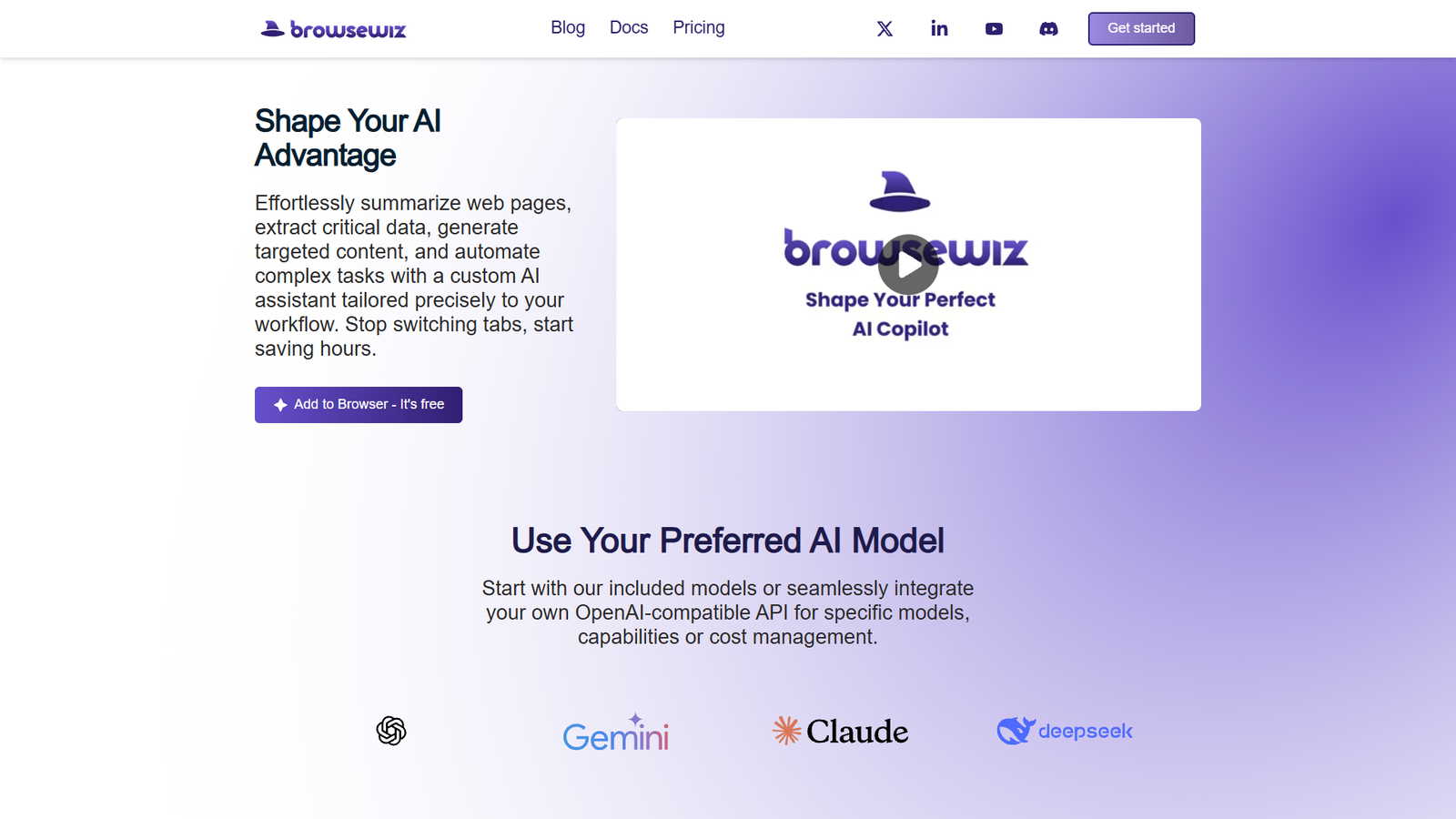 BrowseWiz — интерфейс нейросети BrowseWiz — интерфейс нейросети