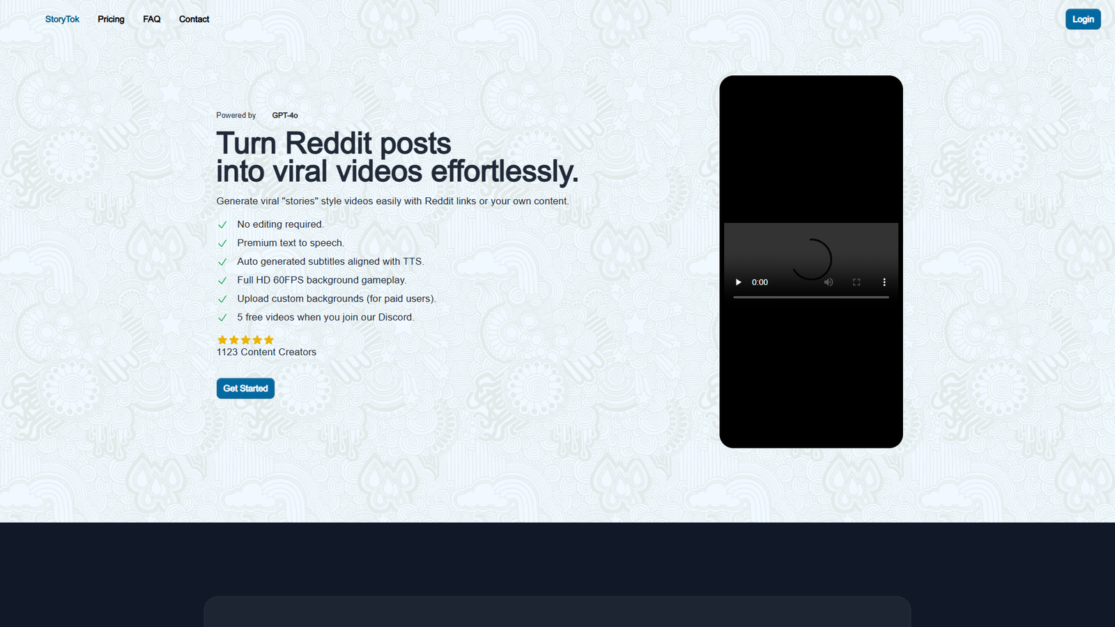StoryTok — интерфейс нейросети StoryTok — интерфейс нейросети