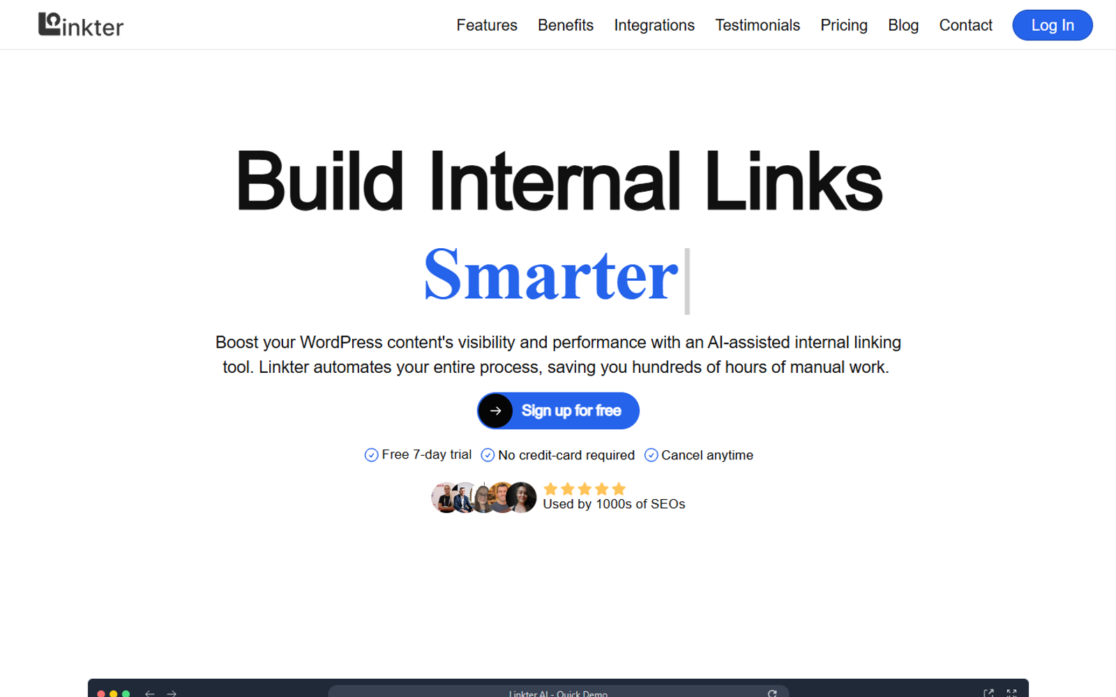 Linkter — интерфейс нейросети Linkter — интерфейс нейросети
