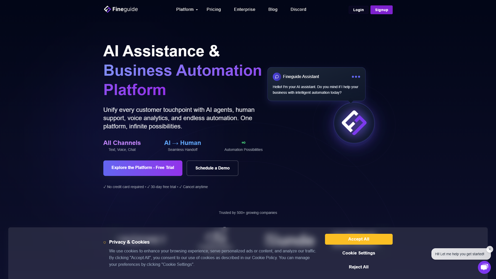 Fineguide.ai — интерфейс нейросети Fineguide.ai — интерфейс нейросети