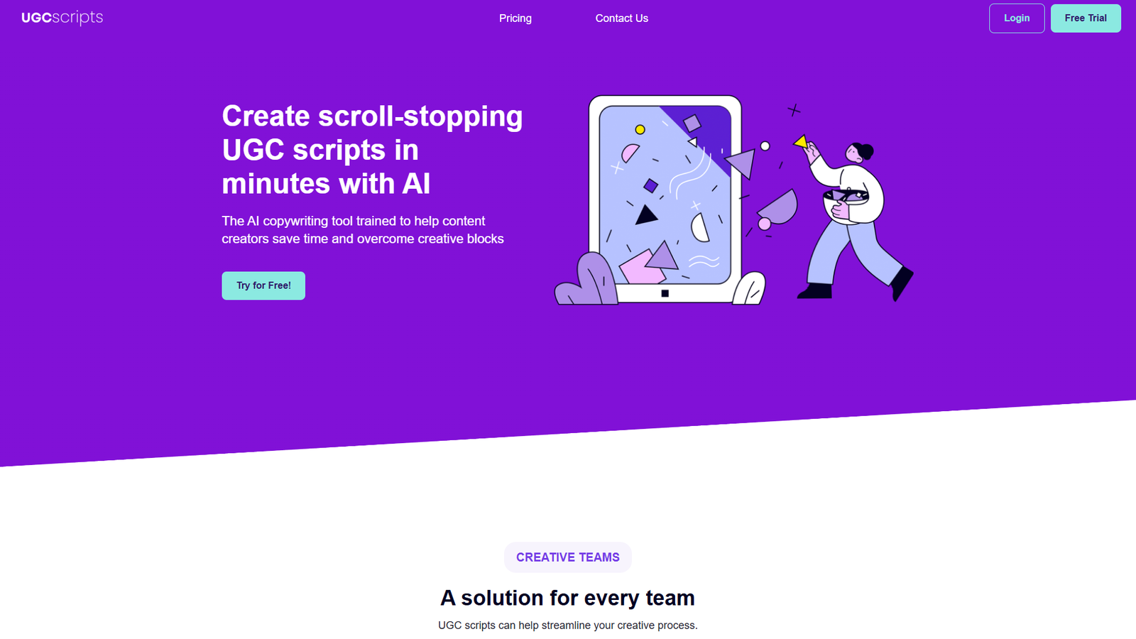 UGC Scripts — интерфейс нейросети UGC Scripts — интерфейс нейросети