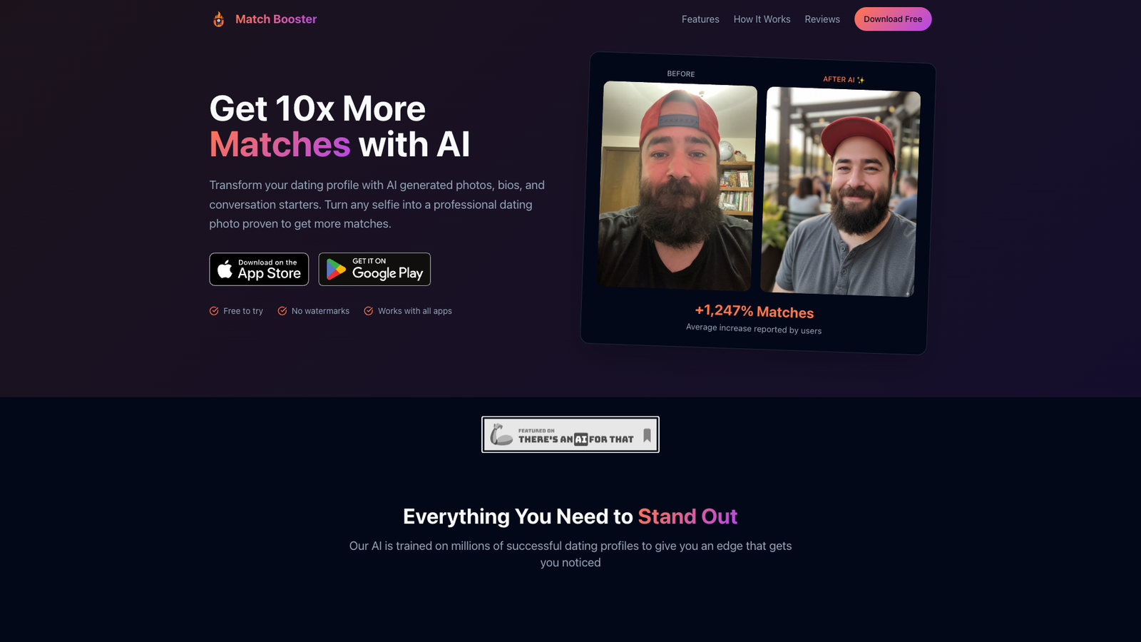 Match Booster — интерфейс нейросети Match Booster — интерфейс нейросети