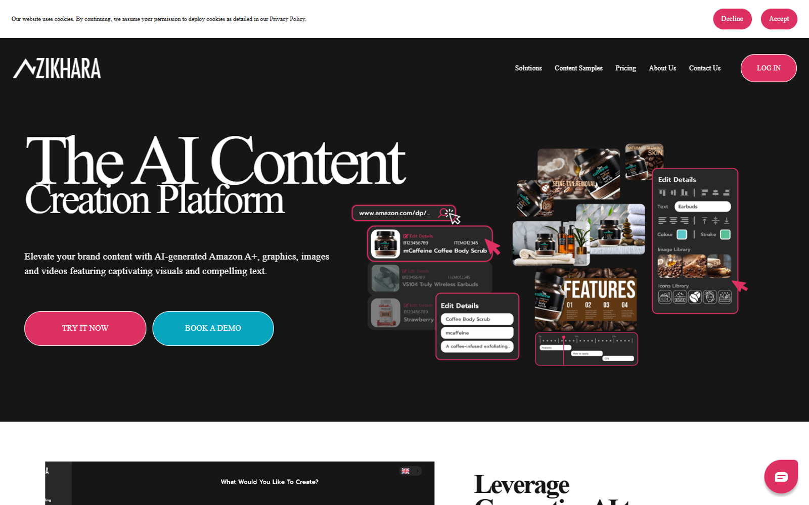 Zikhara AI — интерфейс нейросети Zikhara AI — интерфейс нейросети