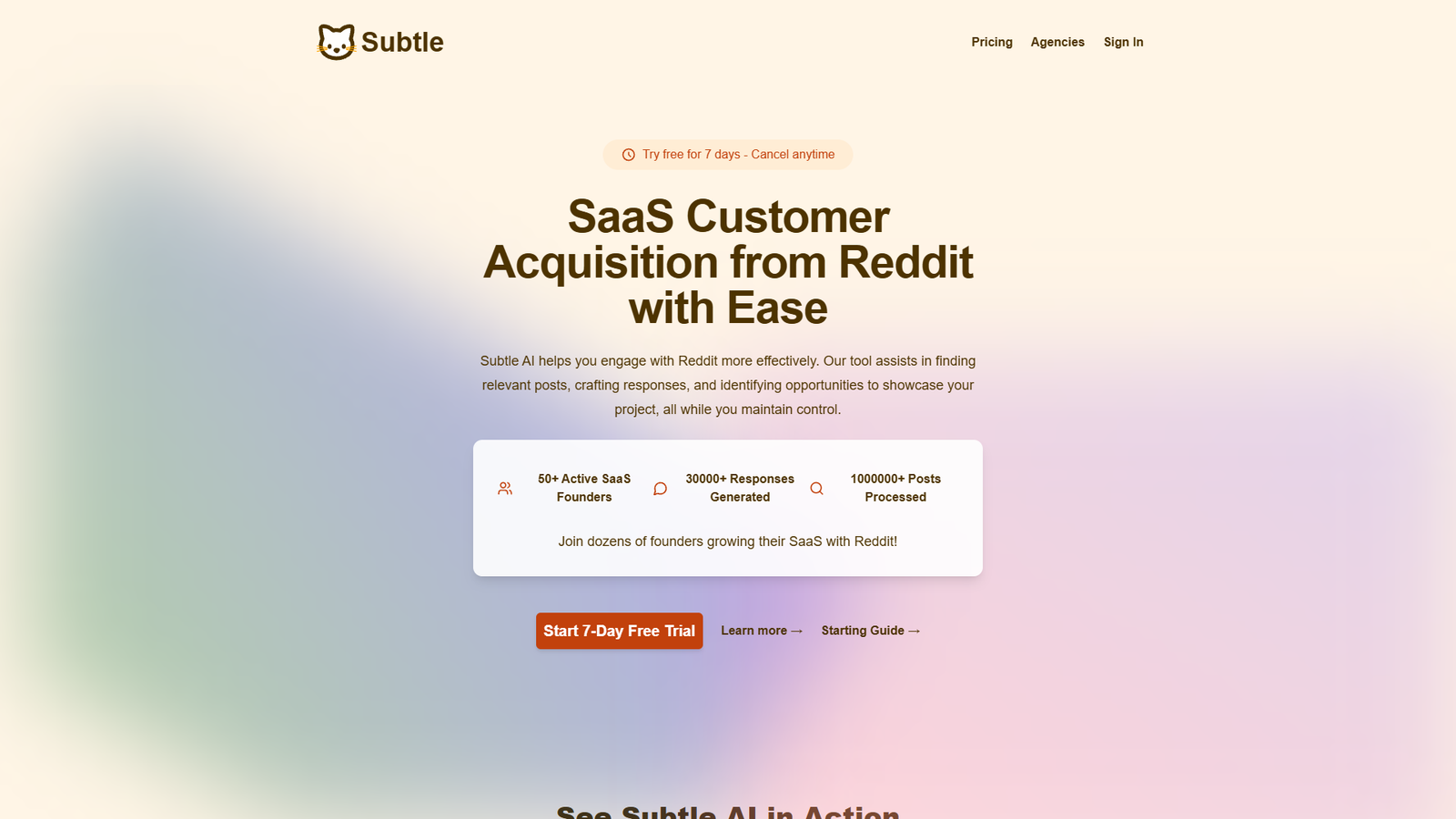 Subtle — интерфейс нейросети Subtle — интерфейс нейросети