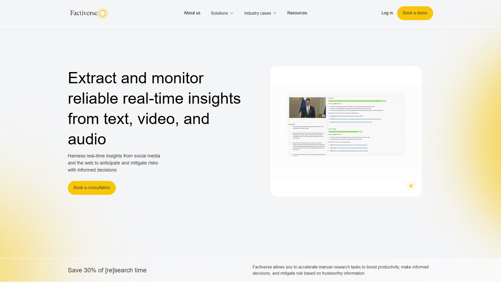 Factiverse — интерфейс нейросети Factiverse — интерфейс нейросети