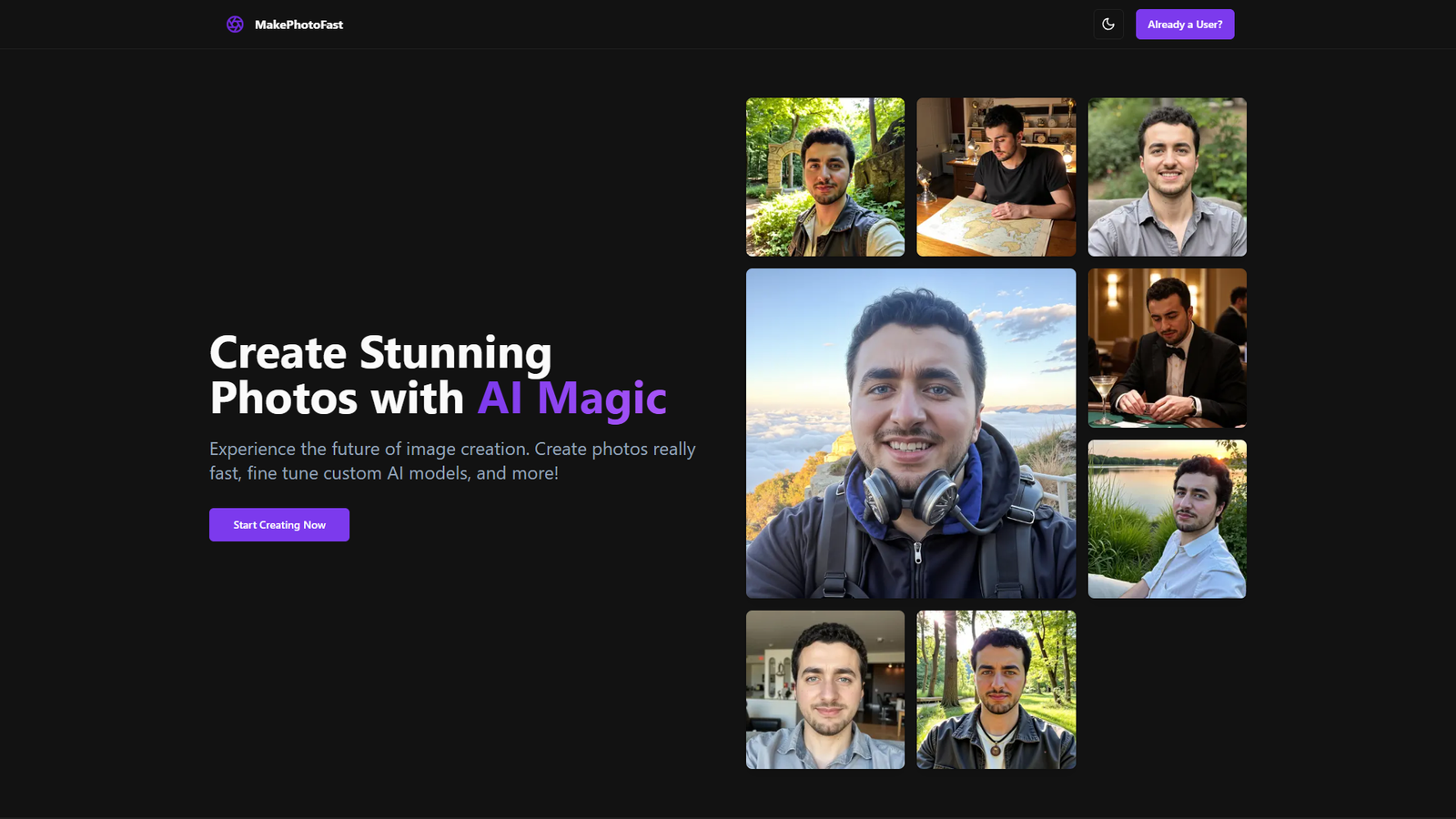 MakePhotoFast — интерфейс нейросети MakePhotoFast — интерфейс нейросети