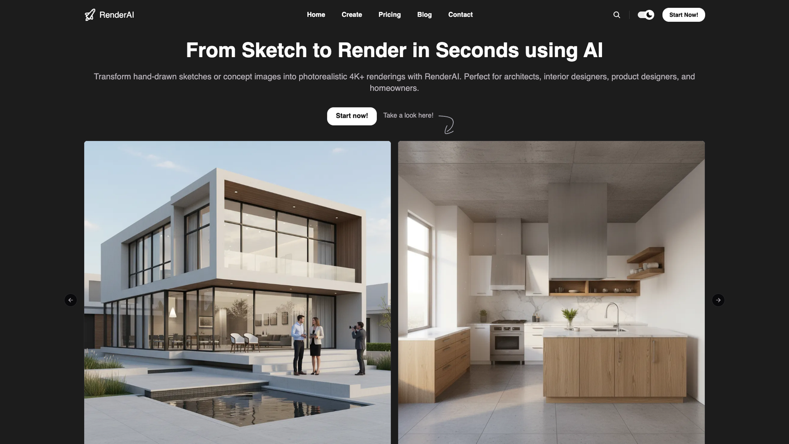 RenderAI — интерфейс нейросети RenderAI — интерфейс нейросети