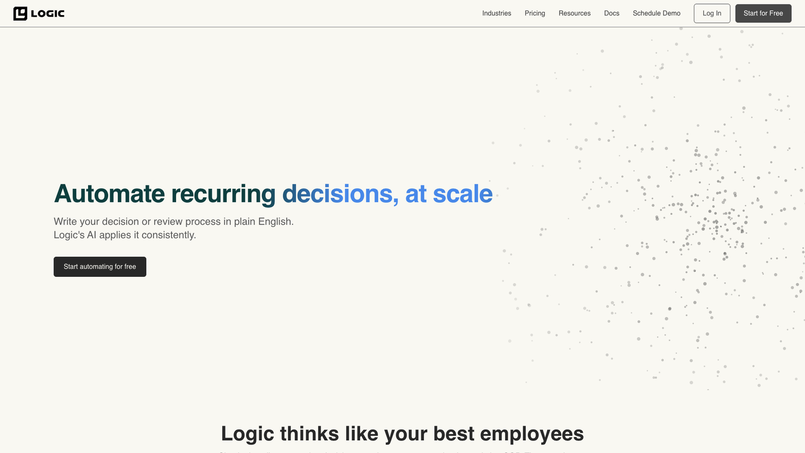 Logic — интерфейс нейросети