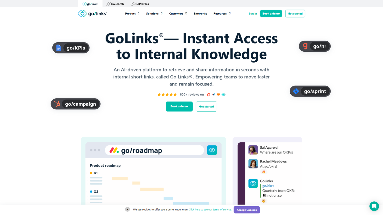 GoLinks — интерфейс нейросети GoLinks — интерфейс нейросети