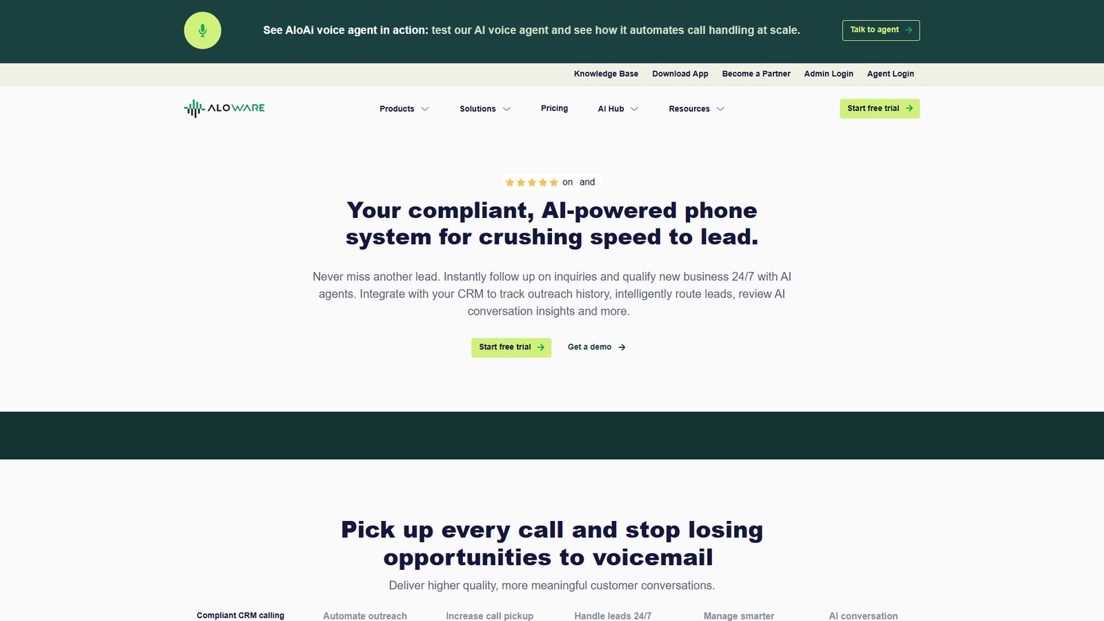 Aloware — интерфейс нейросети Aloware — интерфейс нейросети